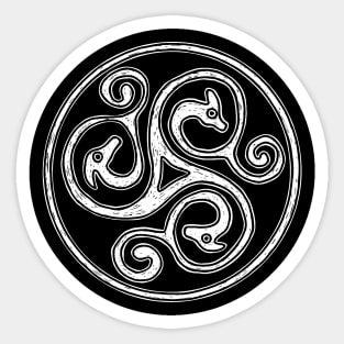 Celtic Dragon Design Sticker